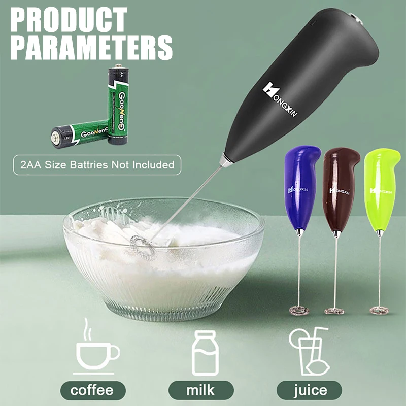  Electric Hand Mixer Stainless Steel Electric Milk Frother Egg  Beater Automatic Glass Mixing Cup Kitchen Tool Handheld Mixer Egg Beater  Set: Home & Kitchen