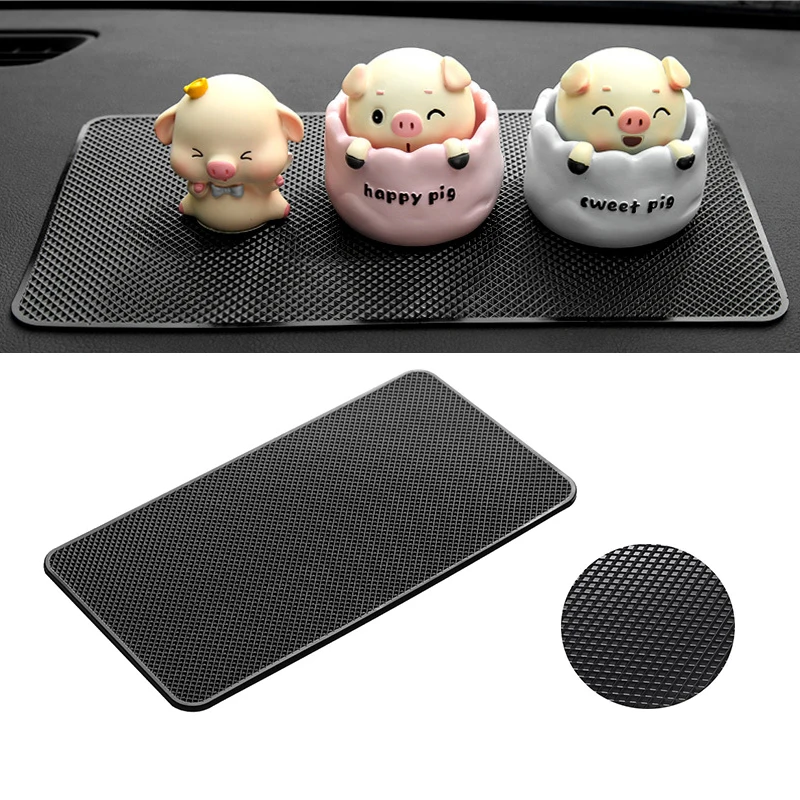 Car Dashboard Anti-Slip Rubber Pad Universal Non-Slip Car Magic Dashboard Sticky Adhesive Mat for Phones Sunglasses Keys car non slip mat non slip mat car dashboard mat non slip dash mat