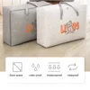 1-5Pcs Clothes Quilt Storage Bag Waterproof Moistureproof Large Capacity Luggage Bag Packing Bag Thickened Non-woven Storage Bag 3