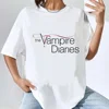 the Vampire Diaries tshirt female 2000s Y2k Punk Retro Colorful kawaii t shirt 80s Digital women Grunge streetwear harajuku 1