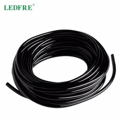 FP165005 IDof 4 8 9 13  Soft Black Pvc Water Tube Plumbing Hose Reel Rirrigation Hose Garden Pipe Plant Magic Hose