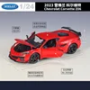 WELLY New 1:24 Chevrolet Corvette Z06 2023 Alloy Car Diecasts & Toy Vehicles Car Model Miniature Scale Model Car For Children 2