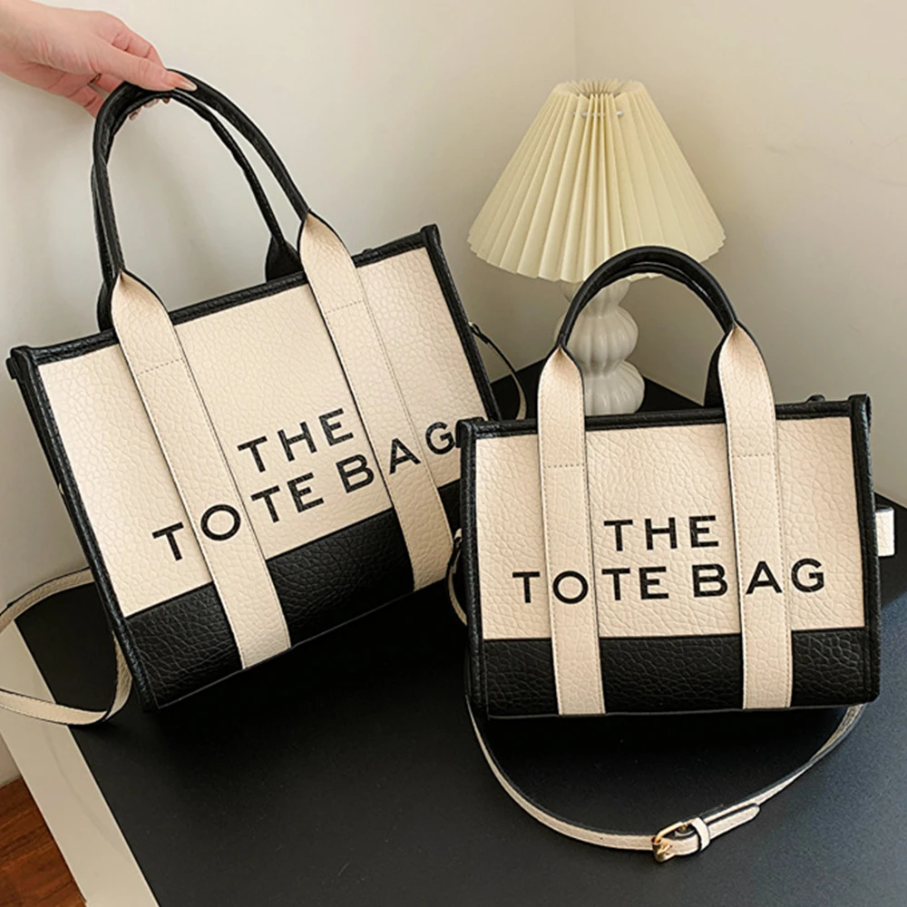 

Luxury Designer Tote Bag Handbags Fashion Patchwork Letter Shoulder Bag Soft Crossbody Bags for Women Brands Shopper Purses New