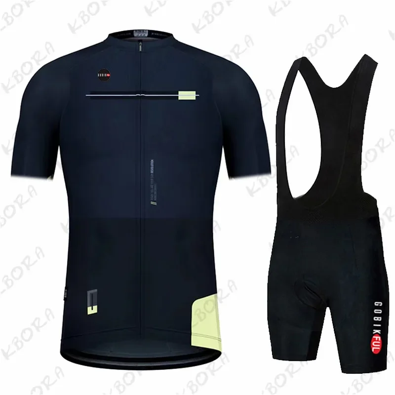 gobik Men's Cycling Jersey Set Summer Short Sleeve Cycling Clothing Mtb Bike Uniforme Maillot Bicycle Ropa Ciclismo Hombre