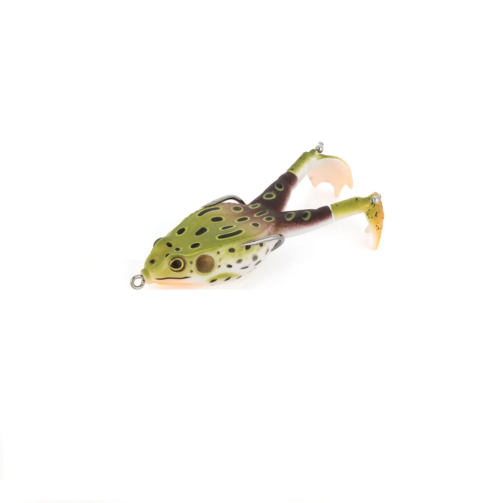Frog Topwater Lures Propeller Legs Soft Fishing Lure Wobblers Artificial  Bait 3D Eyes Plastic Hollow Body Bass Pike Saltwater