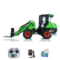 SALE LESU AT1050 1/14 RC Hydraulic Loader Telescopic Arm Fork Lift Truck RTR Metal Car Lights Sounds Construction Vehicles Model 2