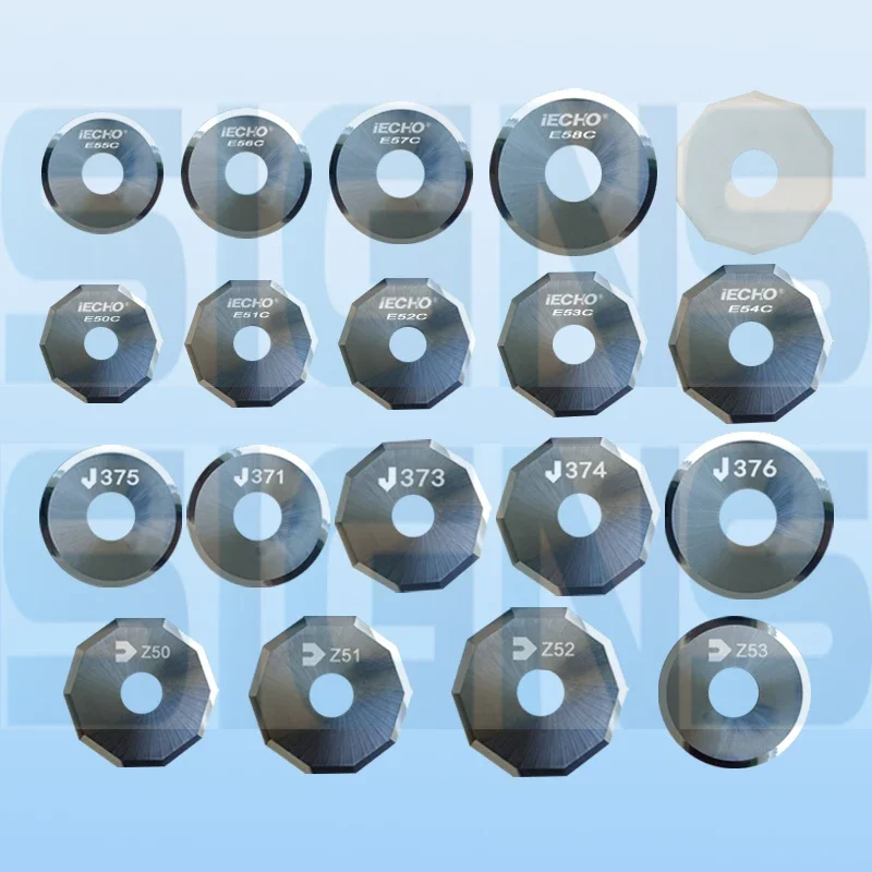 

Z50C Z59C J371 J379 Z50 Z51 Z52 Z53 Rotary Blades Tungsten Carbide Round Cutter for Zund Jwei IECHO Jwei Circular Cutting Blade