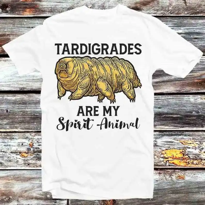 

Tardigrades Are My Spirit Animal T Shirt Vintage Retro Cool Gift Mens Womens Unisex Cartoon Anime Top Tee B1084
