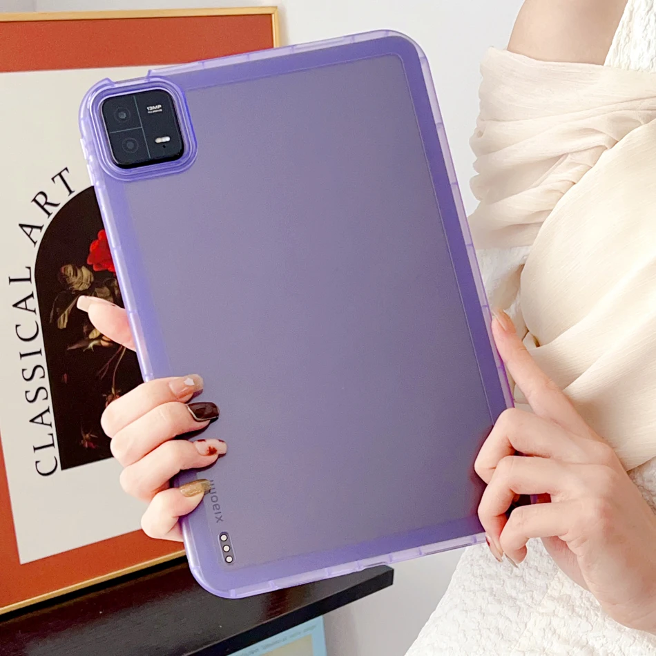 Cute Shockproof Clear Silicone Tablet Case - Thick, Soft Protective Cover