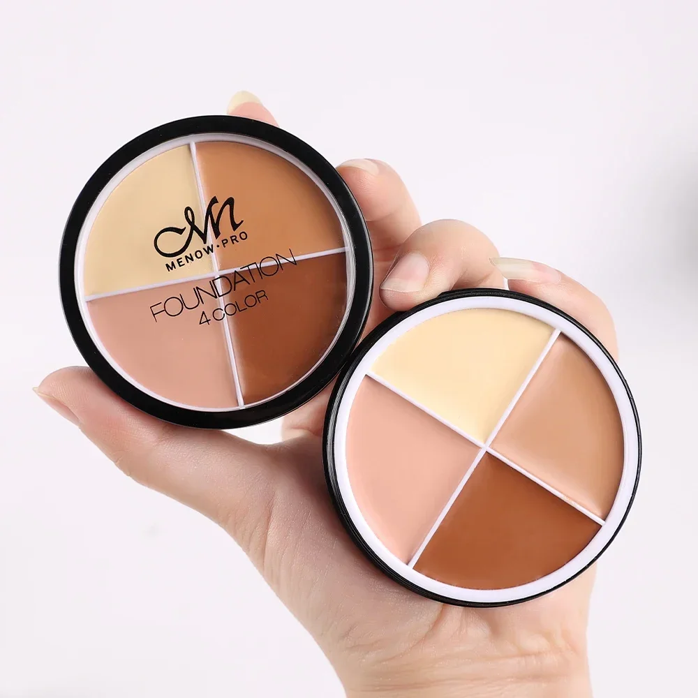 Sponge Head Concealer Liquid Concealer Waterproof Concealer Makeup Concealer Face Concealer Pen Concealer Powder Concealer Palette Concealer Foundation Cream Face Concealer 4 Colors Makeup Concealer Palette Waterproof Moisturizing Face Contour Bronzer Make Up Face Foundation Cream Concealer