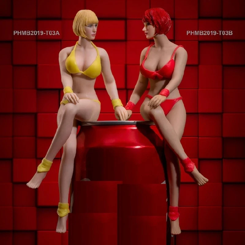 

T03A T03B TBLeague 1/12 Scale Female Seamless Body with Metal Skeleton Skin Untan 16cm for Fans Gifts