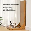 o Large Size L-aped Vertical Wear-Resistant  Scratching Board with Ball Corrugated Paper  Claw Board Pet Supplies 2