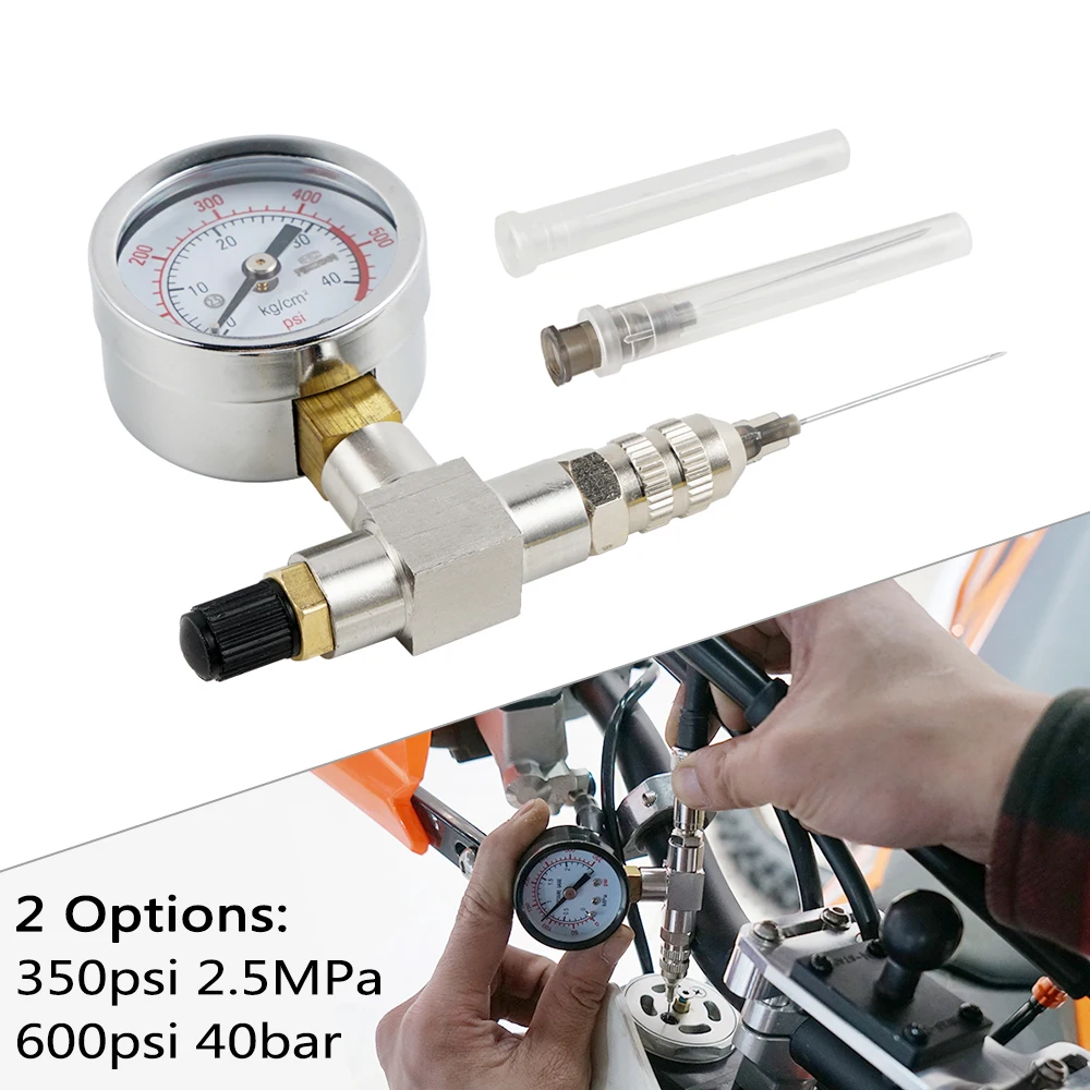 충격 질소 바늘 충전 도구 압력 게이지, 야마하 랩터 YZX 폴라리스 RZR 캔암, 북극 고양이, 폭스 올린스, 350PSI, 600PSI 