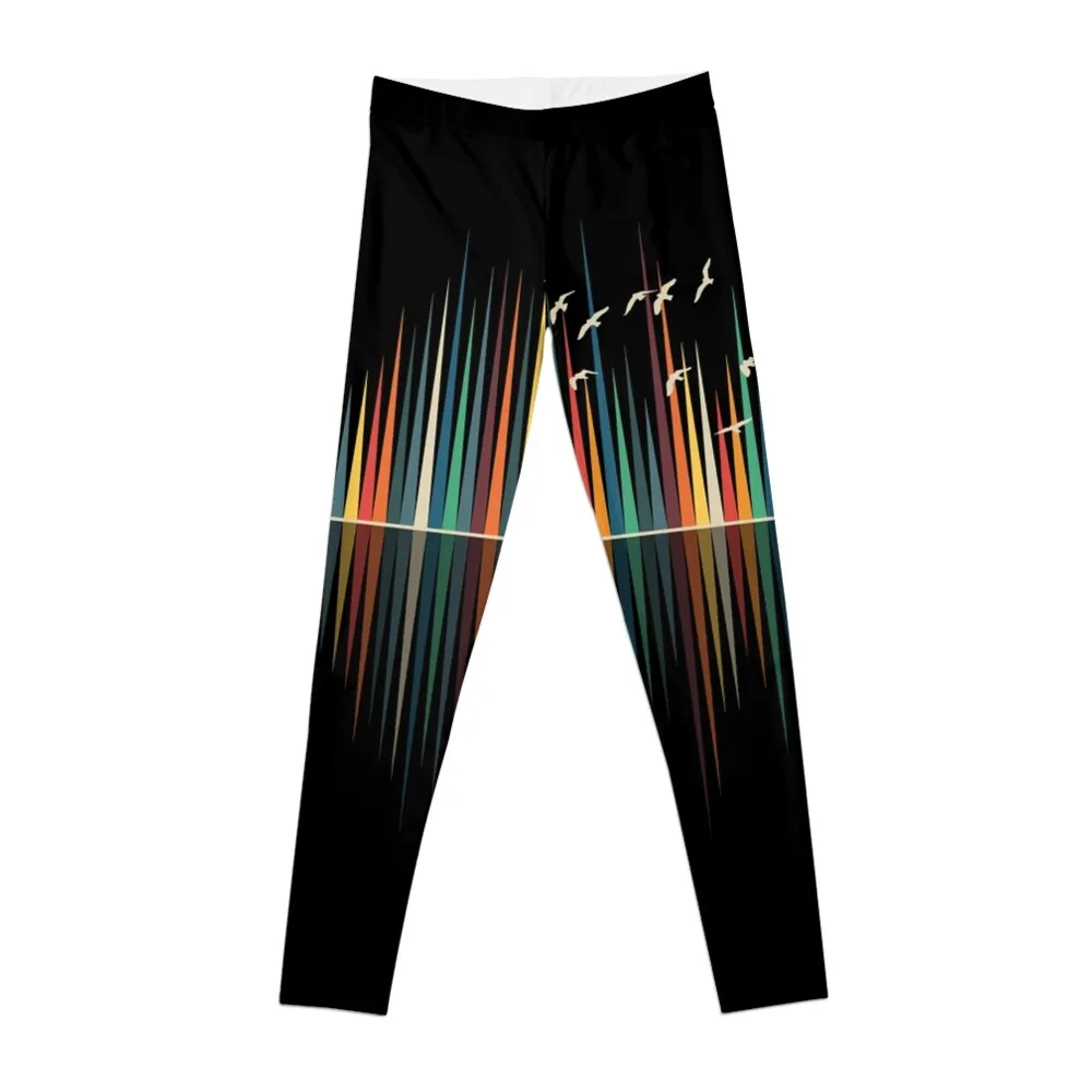 

Nature's Music - Sound Wave Leggings gym top sport set Womens Leggings