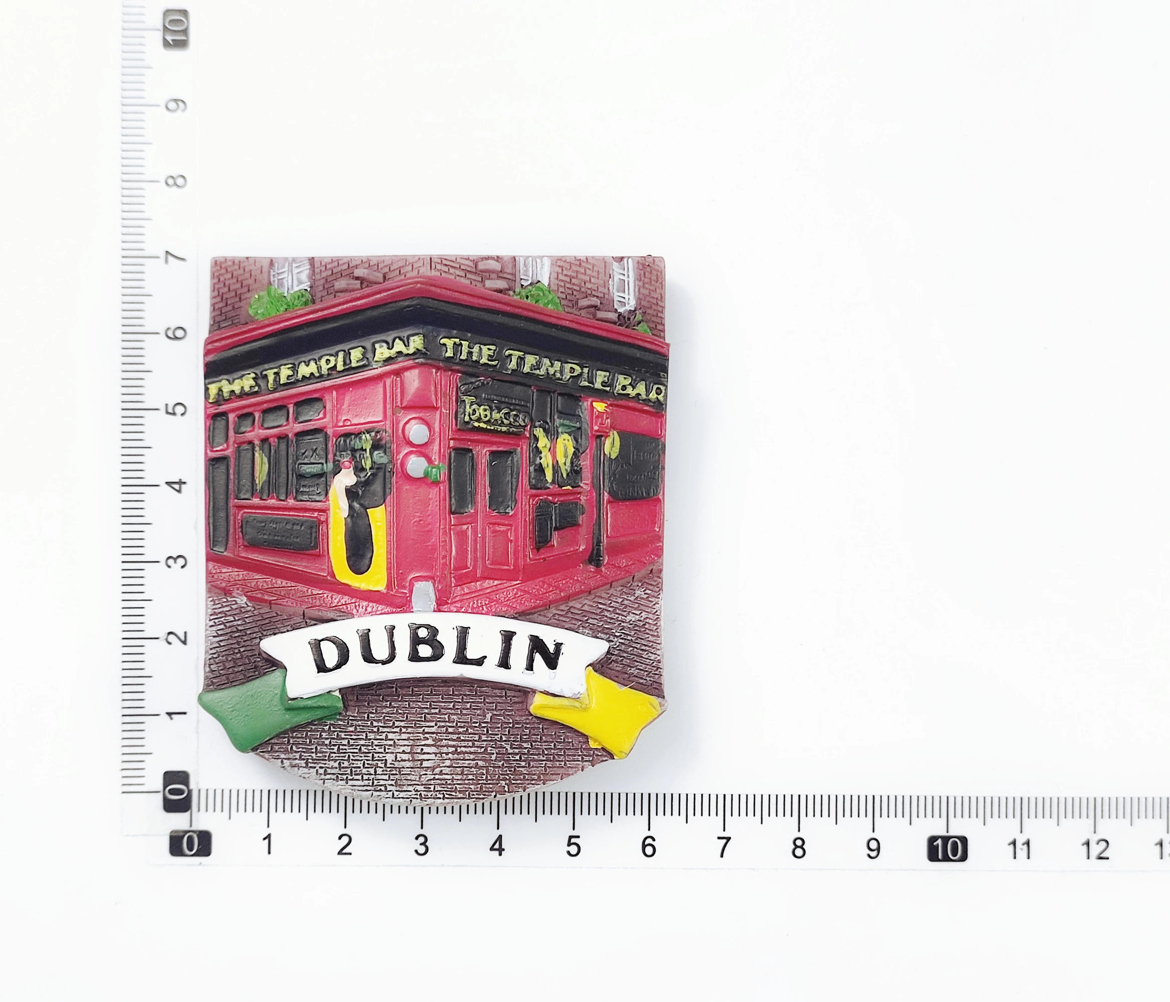 Magnete per frigorifero 3D Dublino Irlanda, decorazione per casa e cucina, adesivo magnetico Dublino Irlanda magnete frigorifero souvenir da viaggio regalo