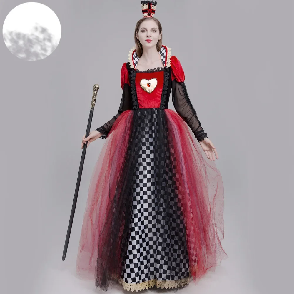 

The Red Queen Cosplay Costumes Evil Queen Dress For Women