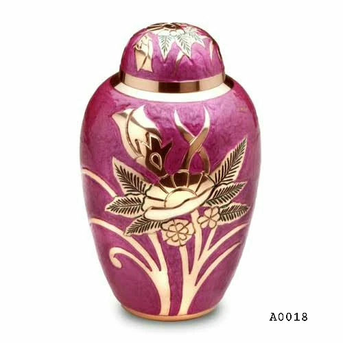 

Urn for Ashes Brass Adult Cremation Memorial Funeral Large Ash Container Custom size wholesale supplier exporter india