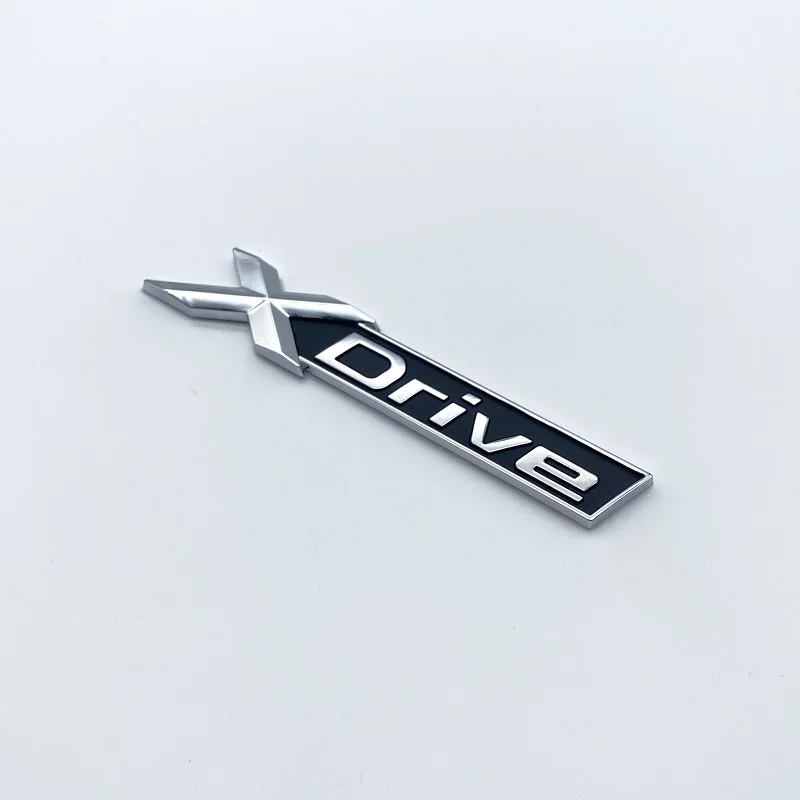새로운 크롬 블랙 펜더 문자 SDrive XDrive EDrive 엠블럼, BMW 3 4 5 6 7 8 시리즈 X3 X4 X5 X6 Z4 GT i8 i3 자동차 트렁크 로고 스티커