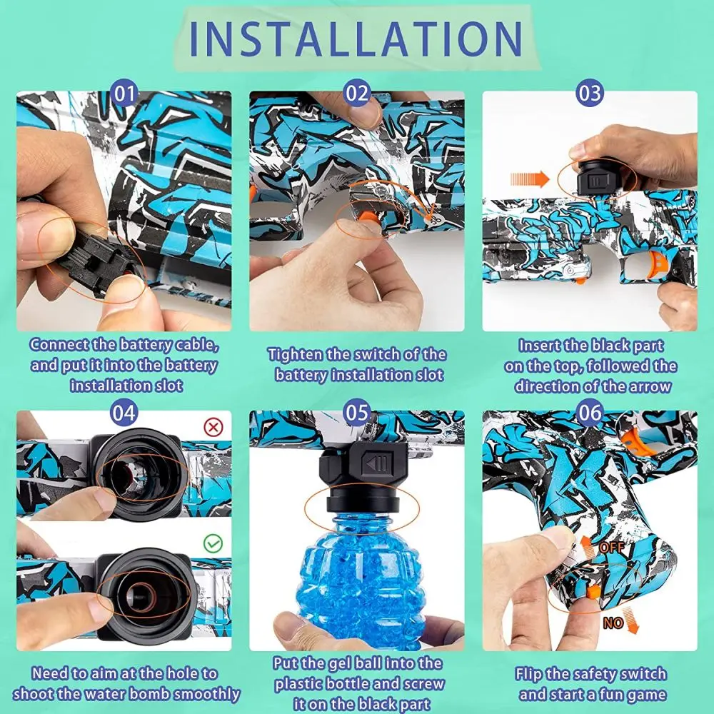 Blaster à Gel électrique Avec 20 000 Balles - Pistolet à Eau | Stuff