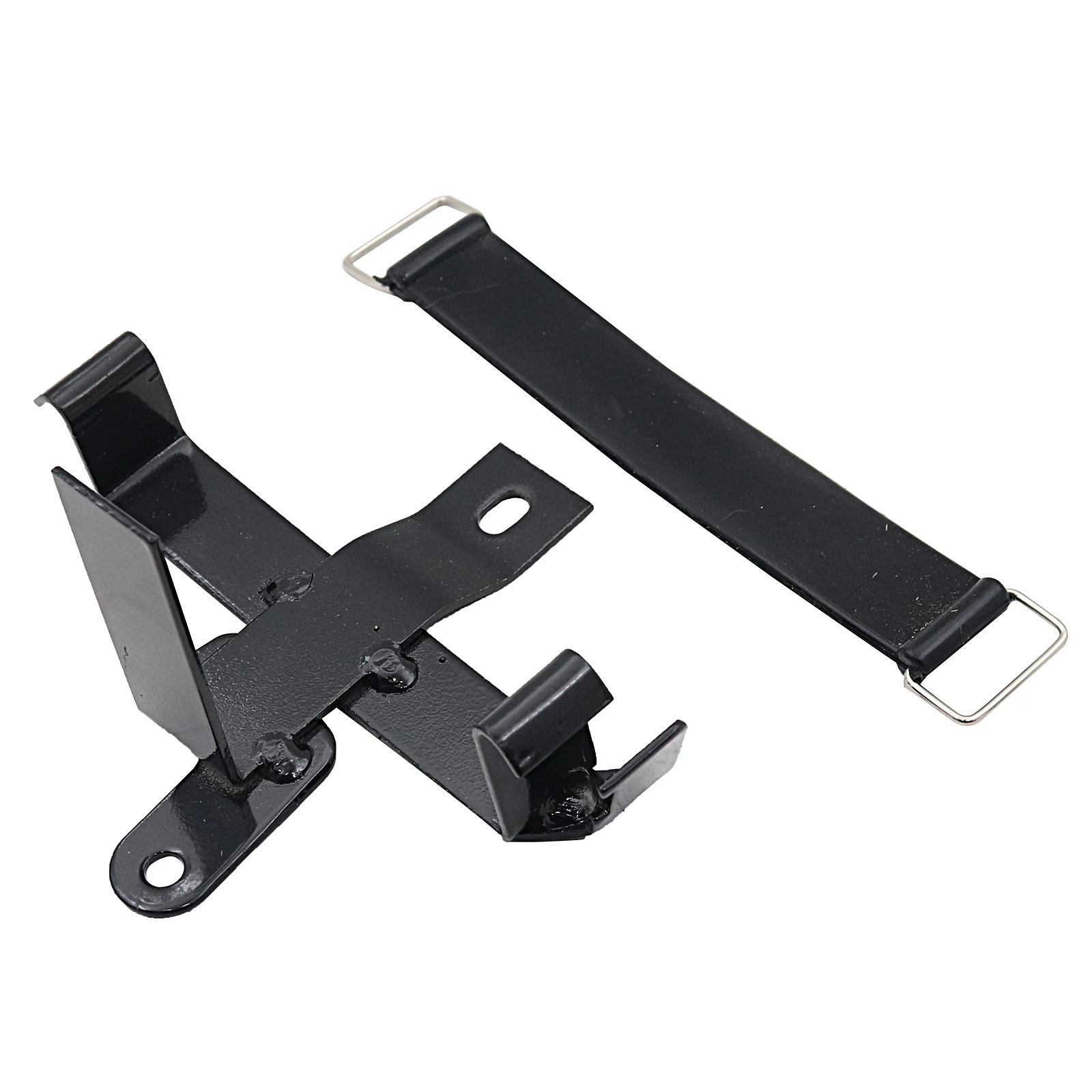 Universal Motorcycle Battery Mounting Bracket with Fastening Strap