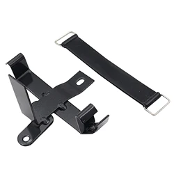 Universal Motorcycle Battery Mounting Bracket with Fastening Strap (Shelf straps)