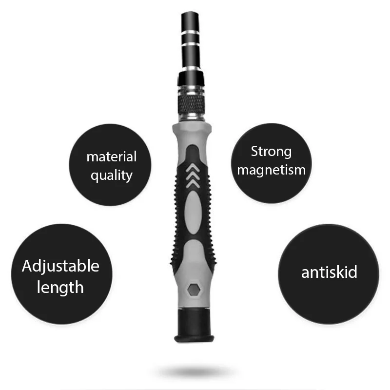 Multi-purpose Household Repair Tools Kit 115 In 1 Set Magnetic Mini Screw Nuts Bits for Watch and Phone Disassembly and Repair