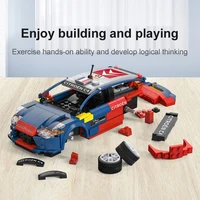 Cada Citroen WRC 2008 Champion Vehicle Building Blocks City Remote Control Racing Car RC Super Sports Car Bricks Toys Boys Gifts 4