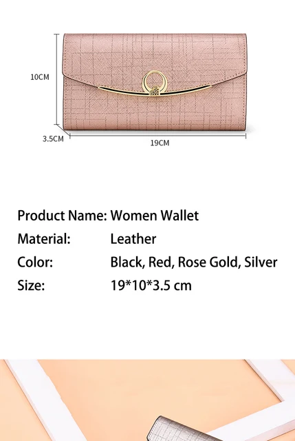 RFID Blocking Genuine Leather Women Wallet Long Lady Leather Purse Brand  Design Luxury Oil Wax Leather Female Wallet Coin Purse - AliExpress