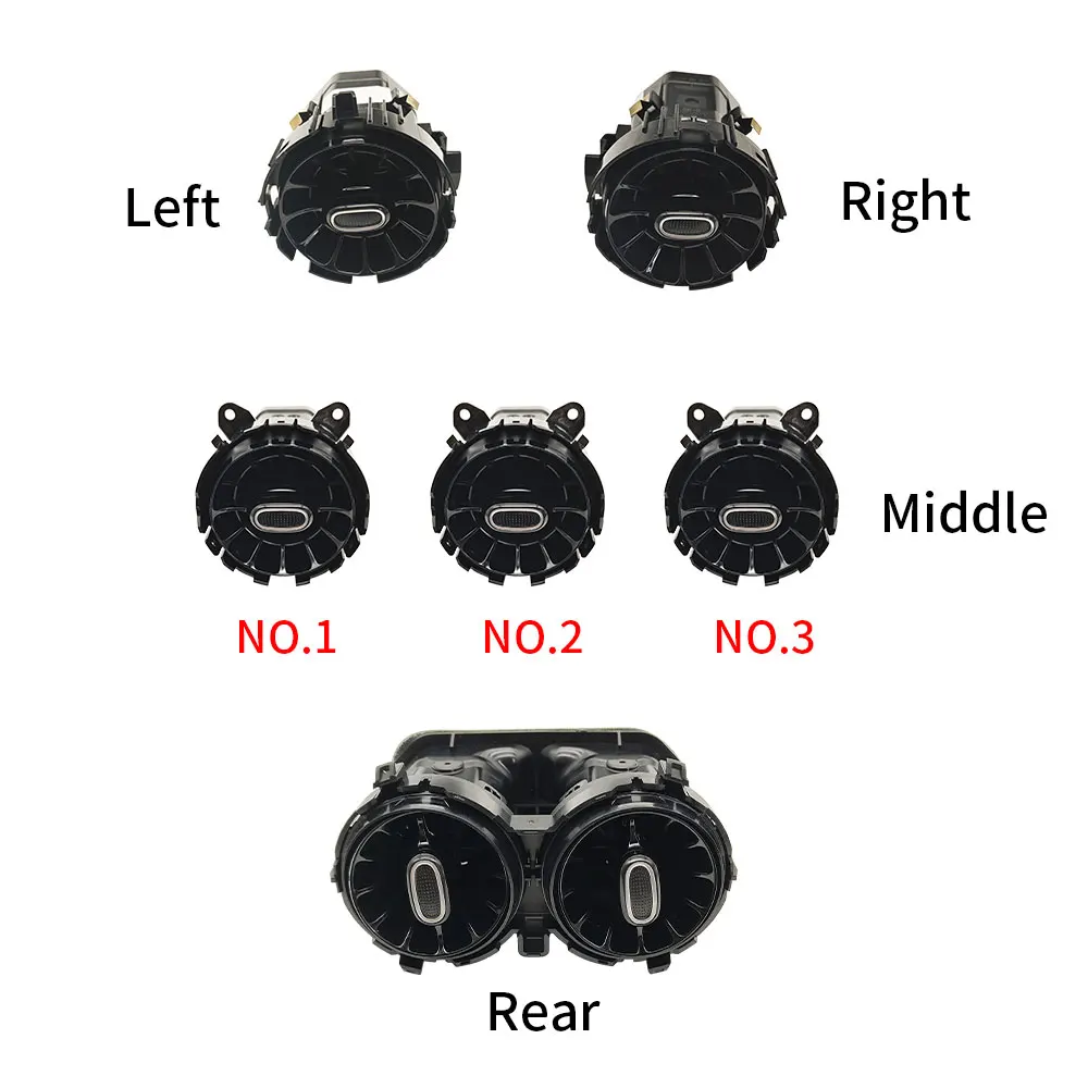 For Mercedes W177 Left Right Middle AC Vent Grille Air Conditioning Outlet Assembly Replacment For Benz A Class A180 A200 A220
