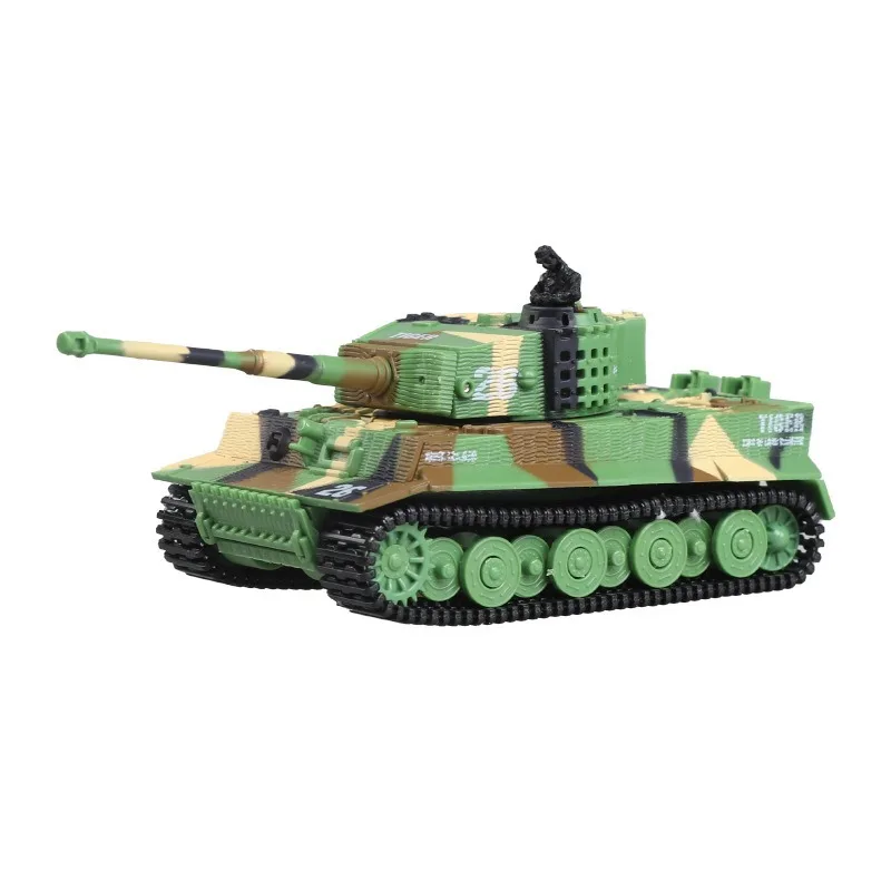 1:72 Mini 2.4G Remote Control Tank Model,Tiger Simulation Military,adjustable Speed Turret 360° Rotation,rc Tanks Toys for Boys 5