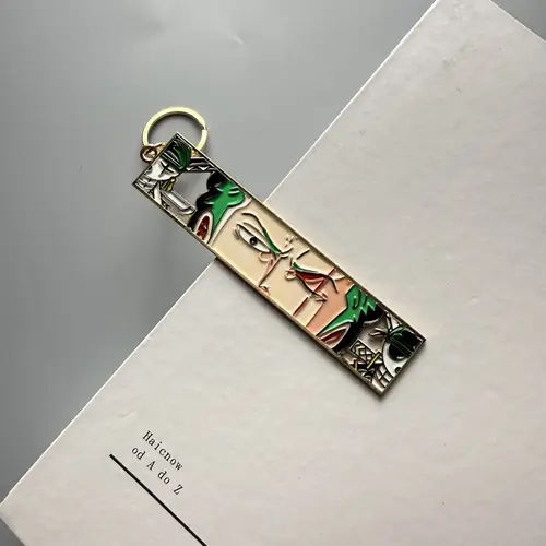 Anime Metal Hollow Out Keychains Bookmark Cute Jet Manga Fashion Bag Key Tag Jewelry Accessory Key Ring Holder Gift Anime - Image 40