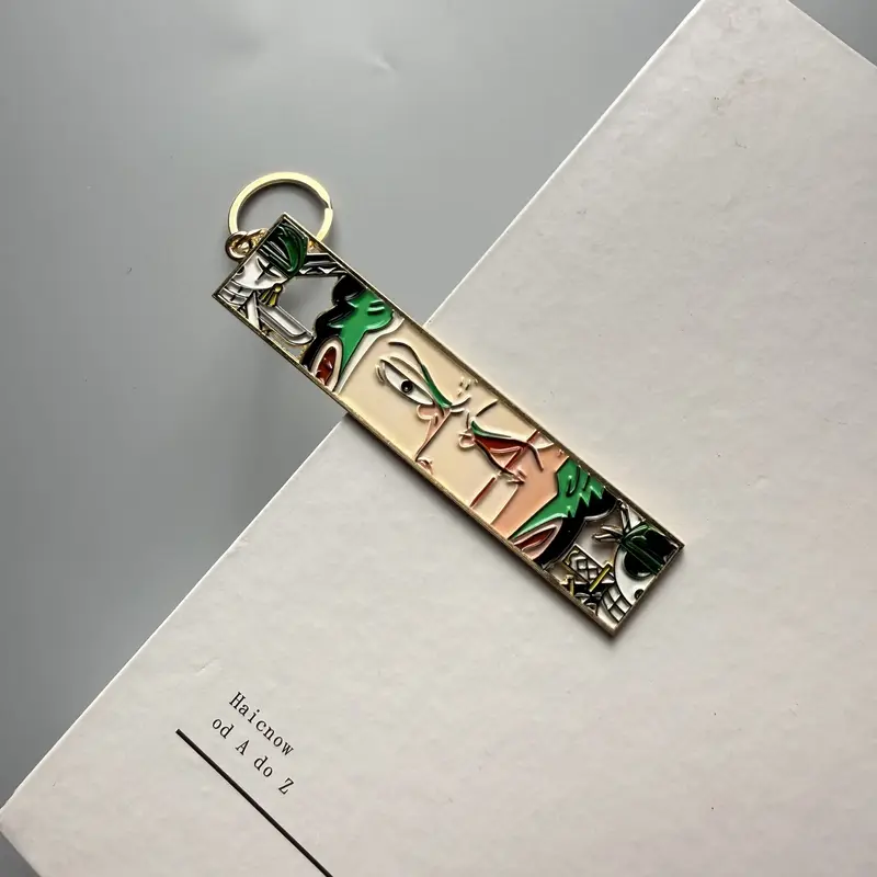 Anime Metal Hollow Out Keychains Bookmark Cute Jet Manga Fashion Bag Key Tag Jewelry Accessory Key Ring Holder Gift Anime - Image 40