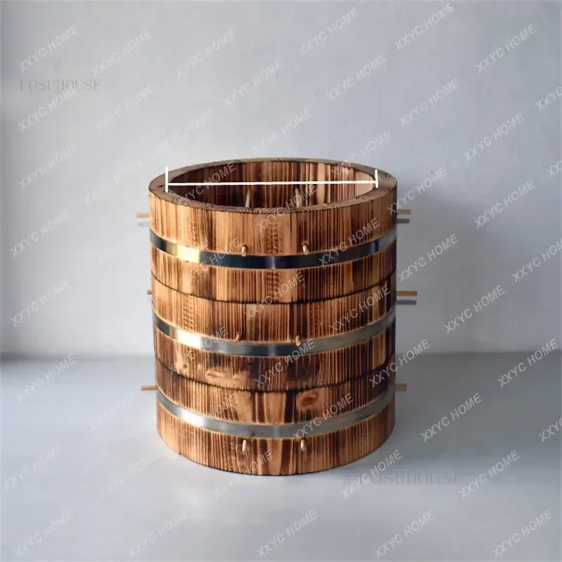 Wooden Bee Hive House Thickened Chinese Fir Barrel Beehive Beekeeping Tool Drum Bee Box Beekeeping Equipment Supplies