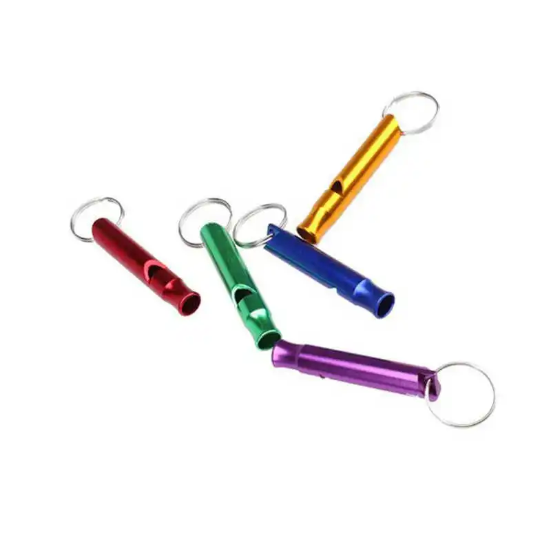 Whistle Keychain Survival Whistle Sport Whistle Sports Whistle Soccer Whistle 1/5/10pcs Multifunctional Aluminum Emergency Survival Whistle Portable Keychain Outdoor Tools Training Whistle Camping Hiking