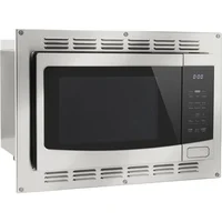 RecPro RV Kitchen Air Fryer & Convection Microwave with Trim Kit | 1.0 Cu. Ft. | 120V | 6 Cooking Modes (Stainless Steel) 1
