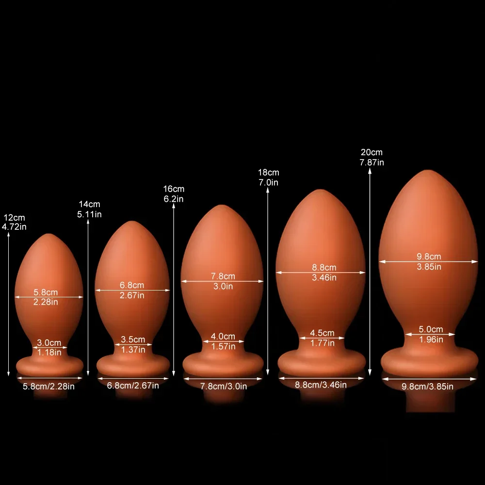 Silicone Anal Plug For Prostate Massage And Anal Training_voghion.com