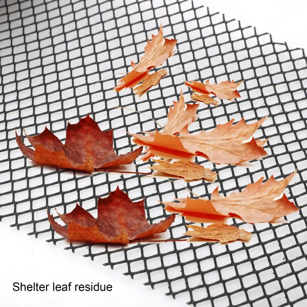 6/8M Gutter Guard Multifunctional Protective Net Cover For Drainage Anti Clogging Mesh Cover With Stakes Stops Leaves