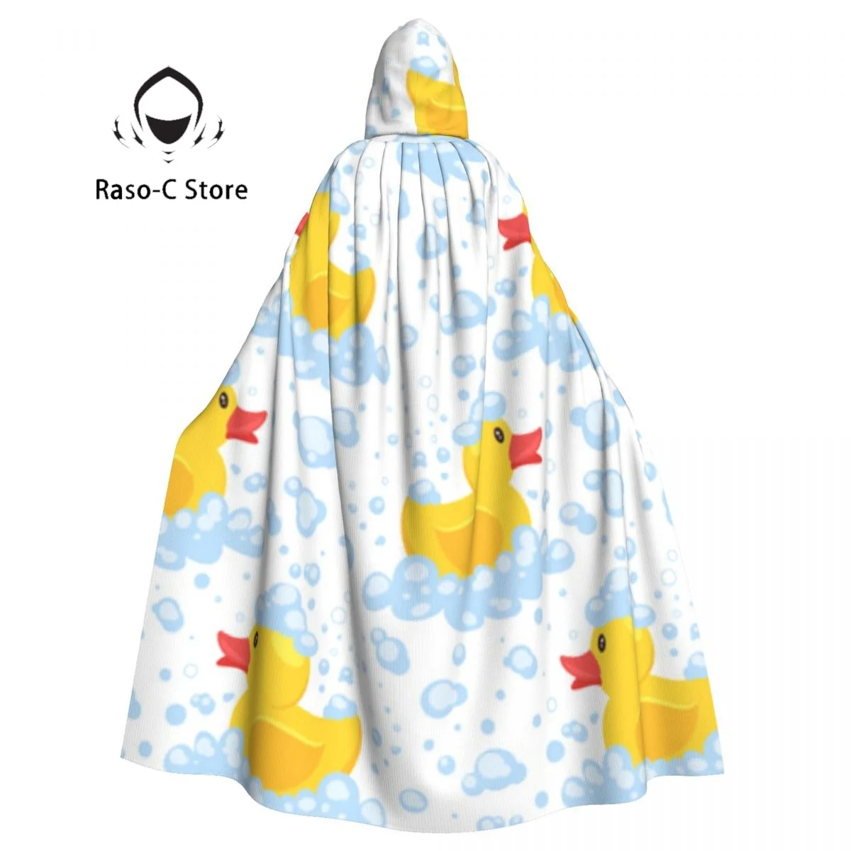 

Unisex Witch Party Reversible Hooded Adult Vampires Cape Cloak Yellow Duck