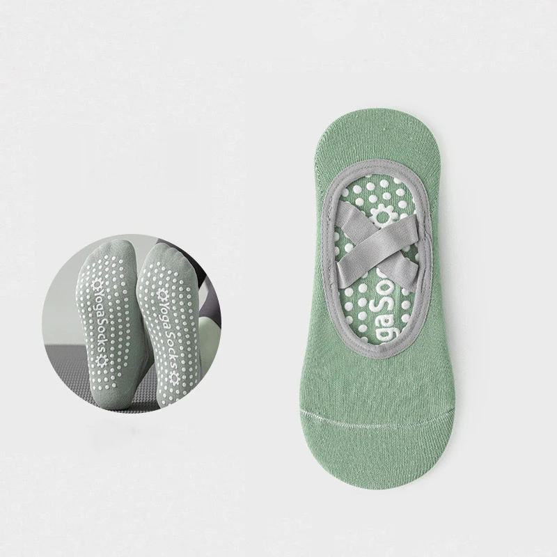 Dreamlikelin 1 Paar rutschfeste Pilates-Socken für Anfänger, Damen-Grip-Socken für Indoor-Yoga, Tanz und Fitness, Sommer-Bootssocken mit niedrigem Schnitt – Detail 20