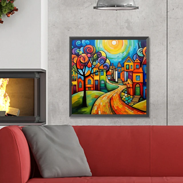 Kit Diamond Painting 5D - 30x40cm, Con Strass E Attrezzi, Per Decorazione Casa Fai Da Te - Foto 2