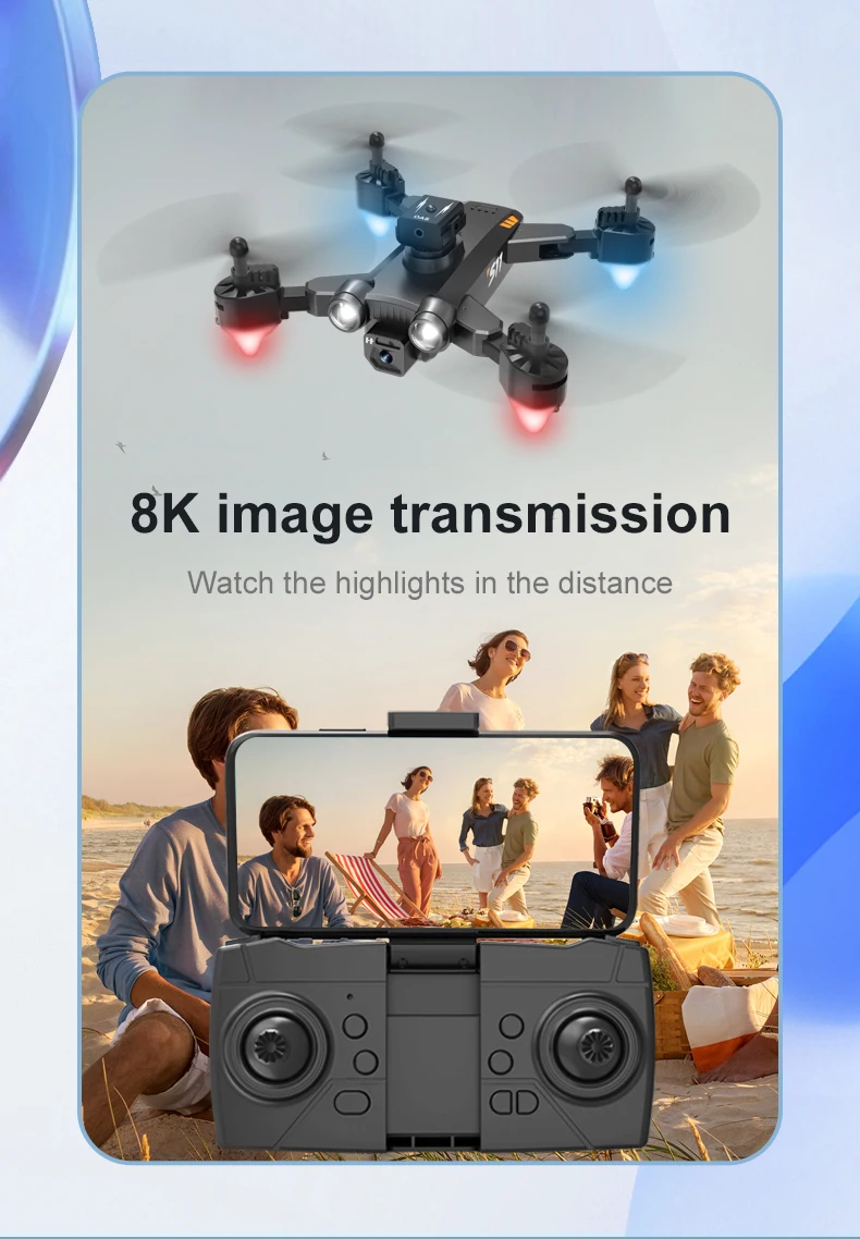 Drone Avec Caméra 8K - Modèle Black Ou Grey - Neuf