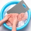 Portable Washboard Anti Hangable Grey for Hand Washing Clothes Travel Clothing Space saving Stylish Efficient 4