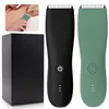Body Hair Trimmer Shaver for Men Ball Trimmer for Groin Pubic Replaceable Ceramic Blade Groomer Electric Razor Waterproof Clippe 1