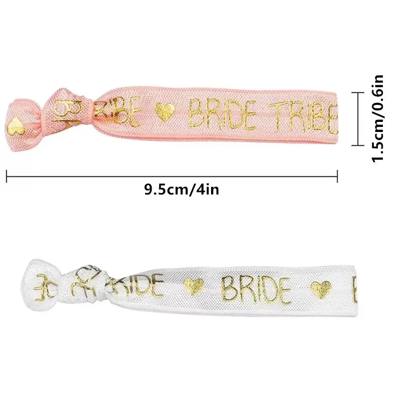 Party Favors Wristbands Bride To Be Wedding Decoration Bridal Shower Team Bride Tribe Satin Sash Hen Bachelorette Party Decora