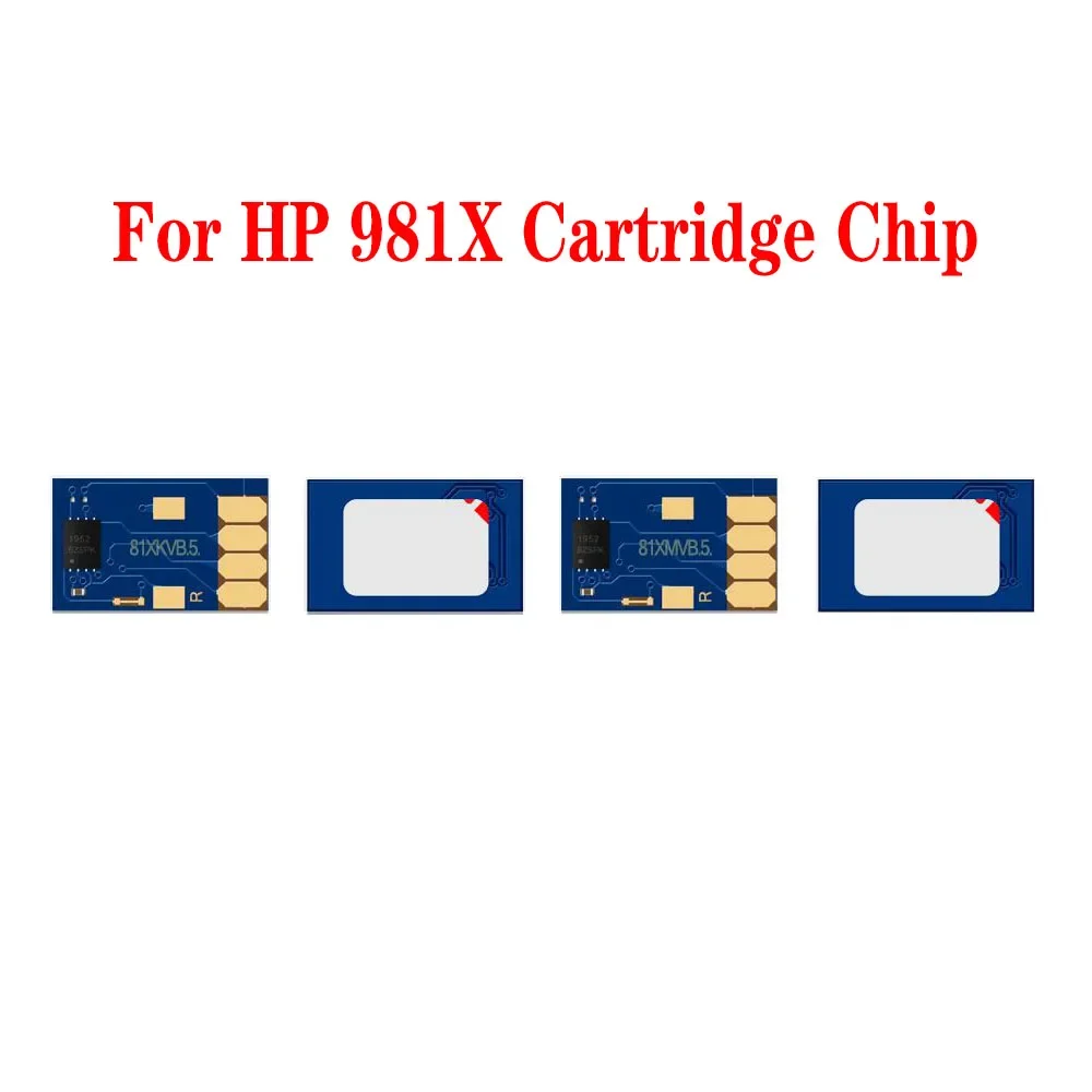 4 Colori Per Hp 981X Hp981 981 X Chip Cartuccia D'Inchiostro Per Stampante Hp Pagewide Color 586Dn 556Xh 586Z 586F 556 586 E55650 E58650