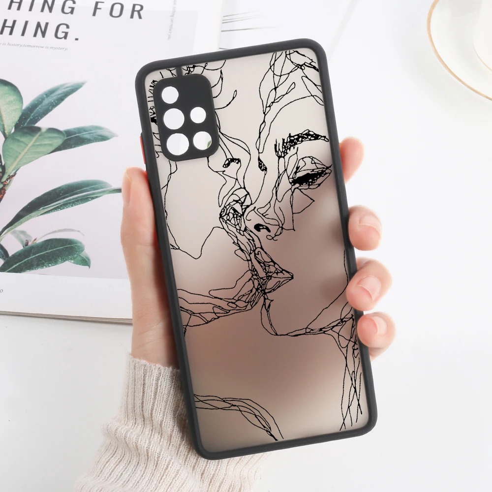Aesthetic Hard Matte Phone Case with Sleek Design