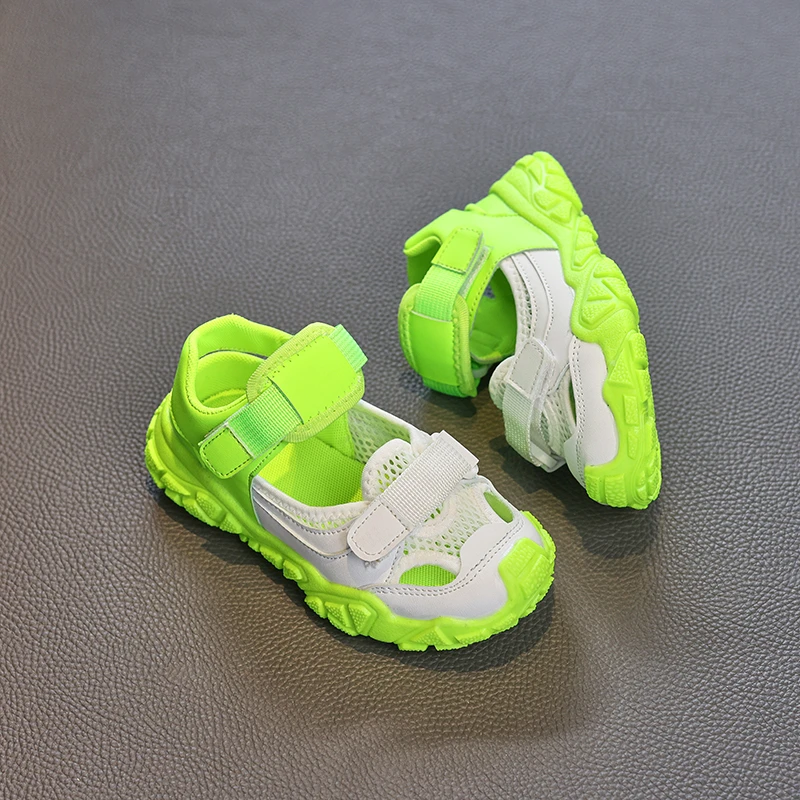 Children Shoes Sport Breathable Boys Sneakers Brand Kids Sandals for Girl Trainers PEclass Casual Child Flat Tennis Shoes E05313