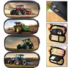 Cool Excavator Tractor Print Cosmetic Case Play with Farm Tractor Pencil Box for Teenager Storage Stationary Bag School Cases 1