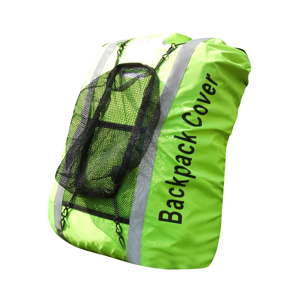 25-40L Backpack Rucksack Bag Dust Rain Cover w/ Helmet Mesh Climbing Accessories