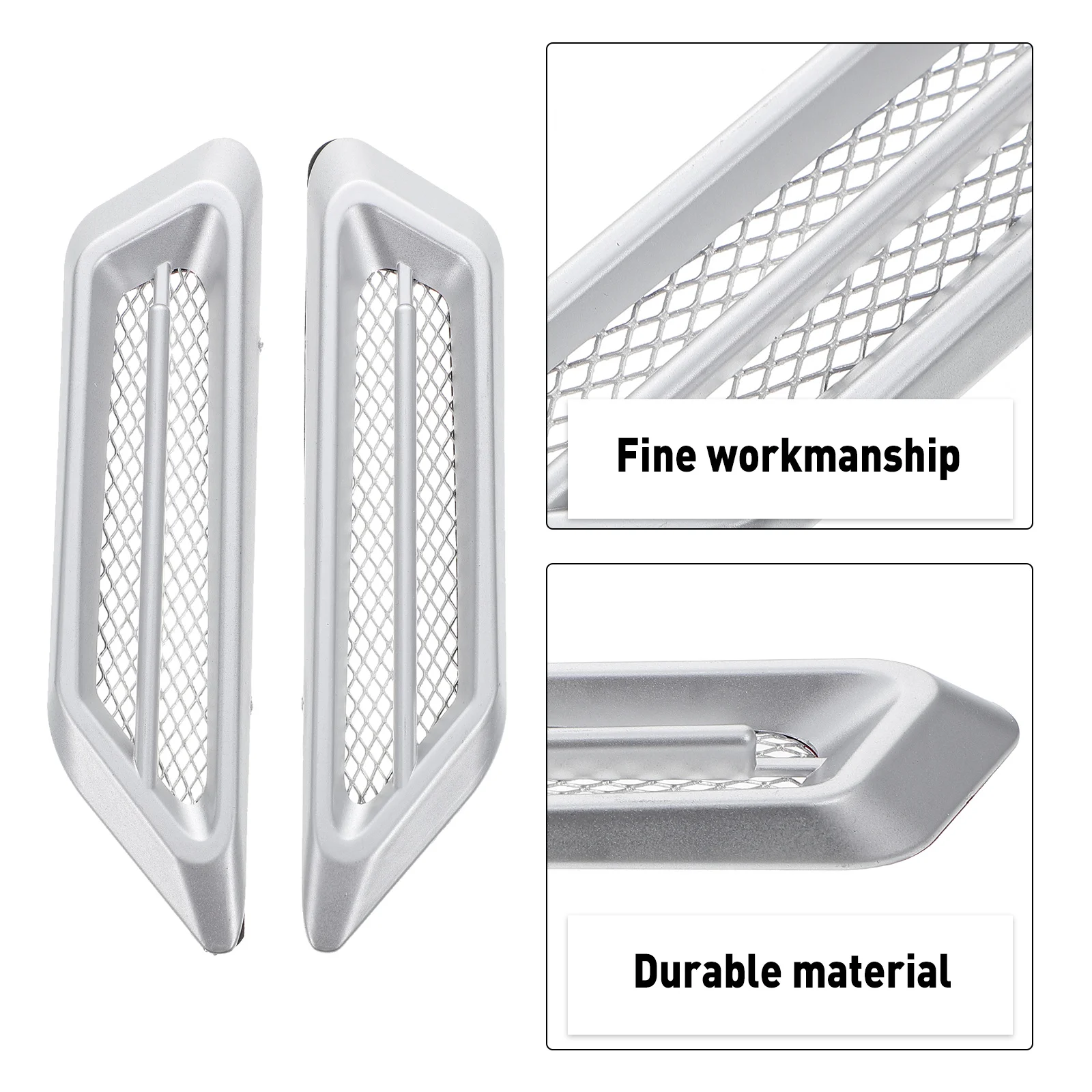 자동차 시뮬레이션 공기 배출구 자동 사이드 벤트 장식 아플리케 송풍구 장식, Abs 플로우 데칼 용품